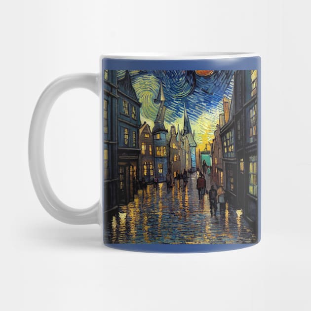 Starry Night in Diagon Alley by Grassroots Green